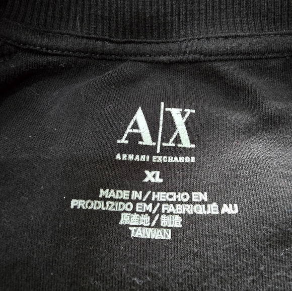 Mens black sweater (no hood). Brand - Armani Exchange - size XL - Picture 3 of 3